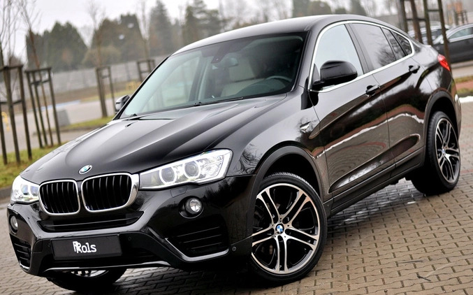 BMW X4 cena 89999 przebieg: 214000, rok produkcji 2015 z Płock małe 596